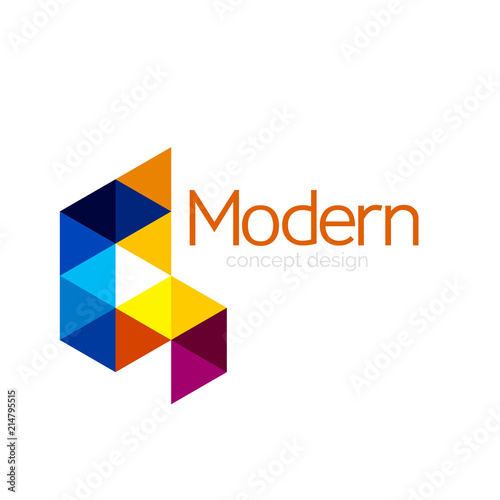 Free Download Triangle shape design abstract business logo icon design. Company logotype branding emblem idea - GFXLoad
