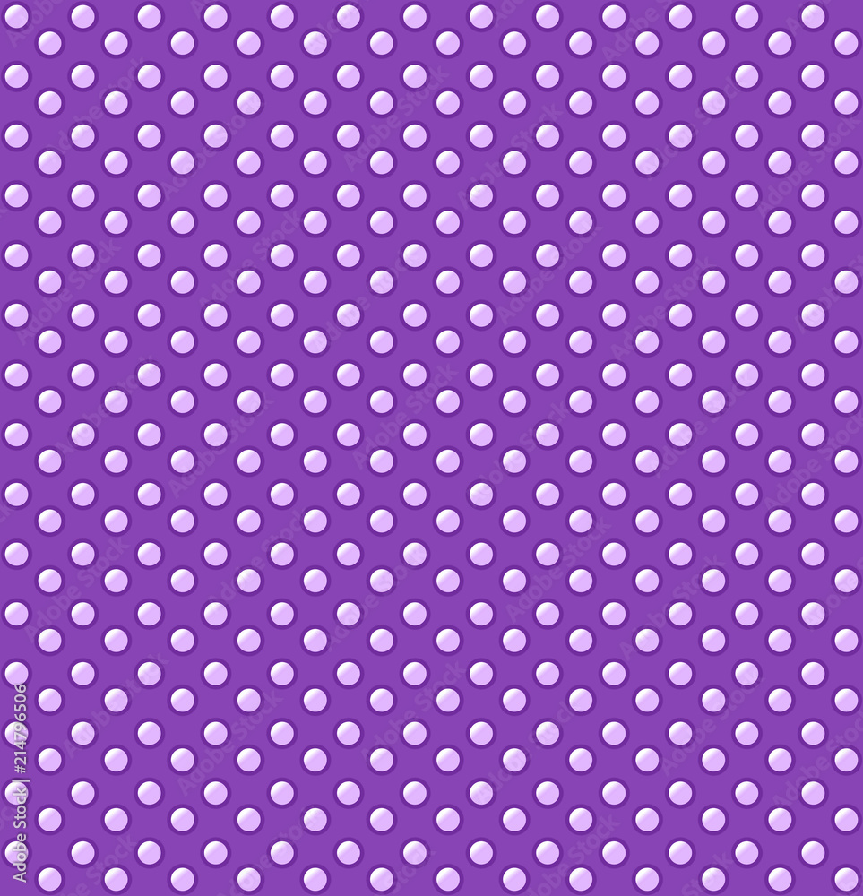 Abstract background. Seamless pattern. Dots. Purple background