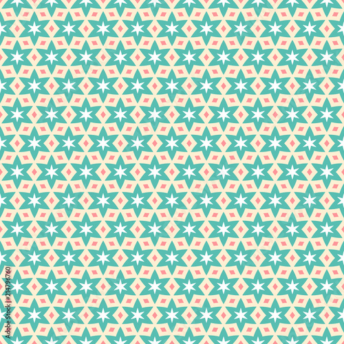 Abstract background. Seamless pattern. Retro stars