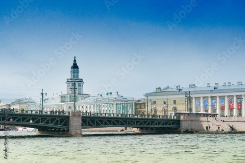 Saint Petersburg - Russia cityscape from neva river