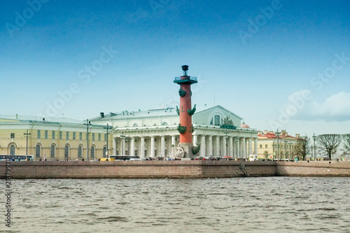 Saint Petersburg - Russia cityscape from neva river