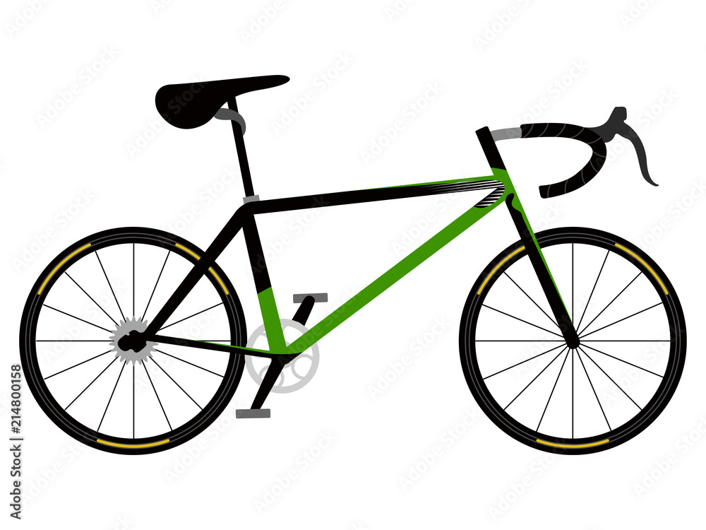 Racing bicycle icon