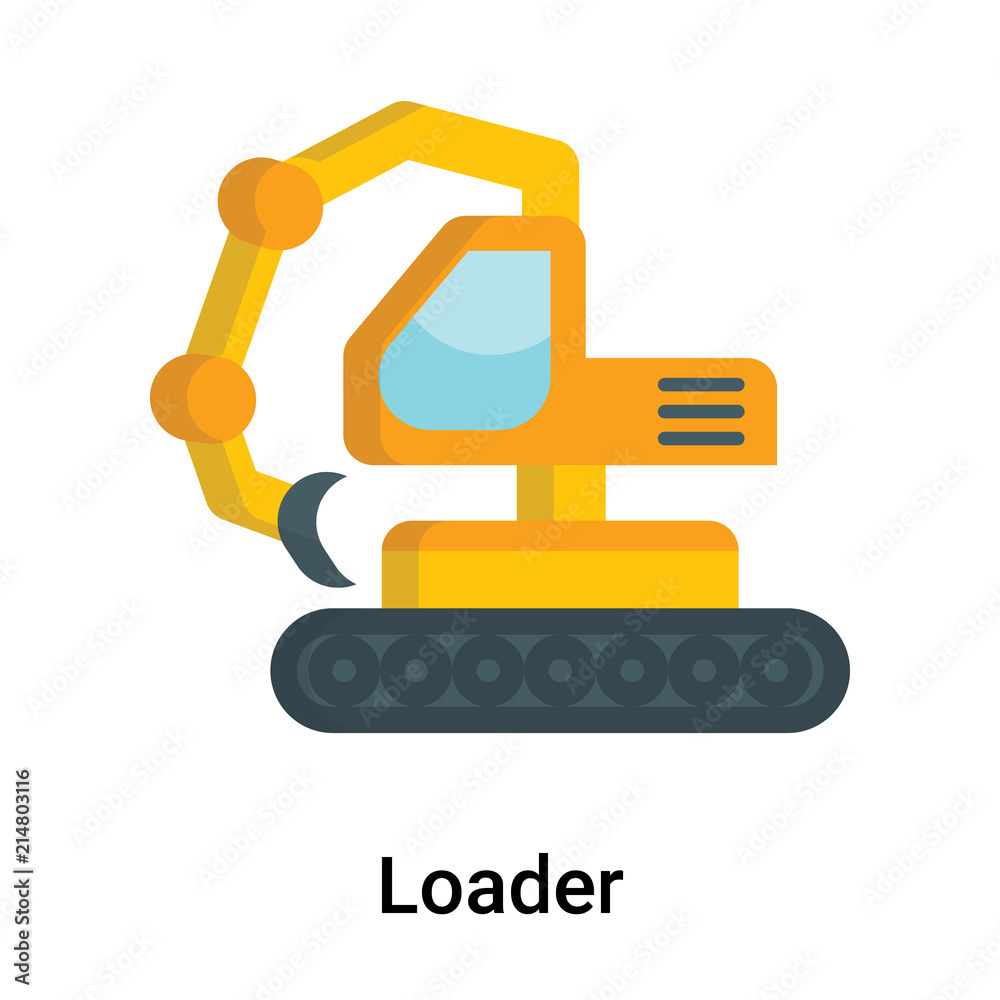 Loader icon vector sign and symbol isolated on white background, Loader logo concept Loader icon vector sign and symbol isolated on white background, Loader logo concept