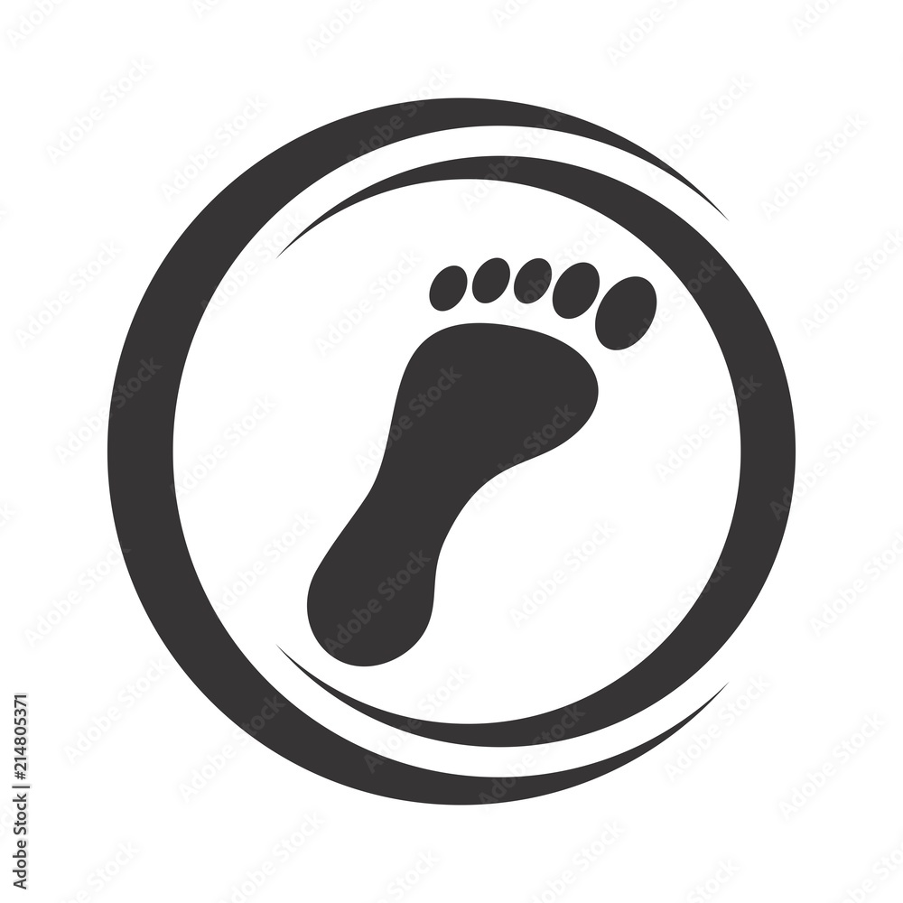 foot logo. reflexology icon. finger symbol. vector eps 08. foot logo. reflexology icon. finger symbol. vector eps 08.
