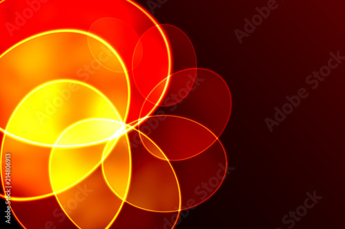 Abstract colorful rainbow fractal spiral background, for backdrop or banner etc.