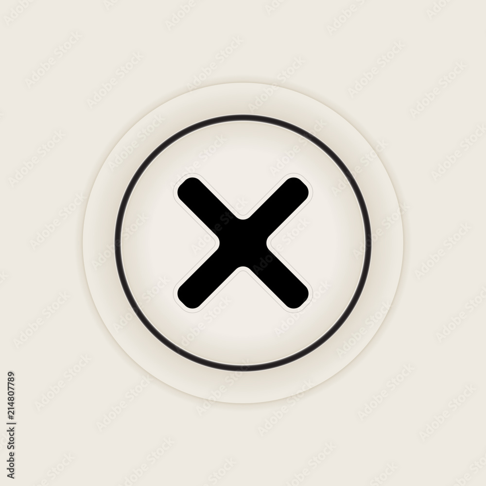 Delete icon | Decline icon | rejected sign