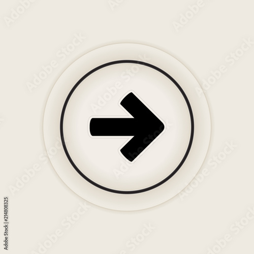 direction next arrow icon isolated