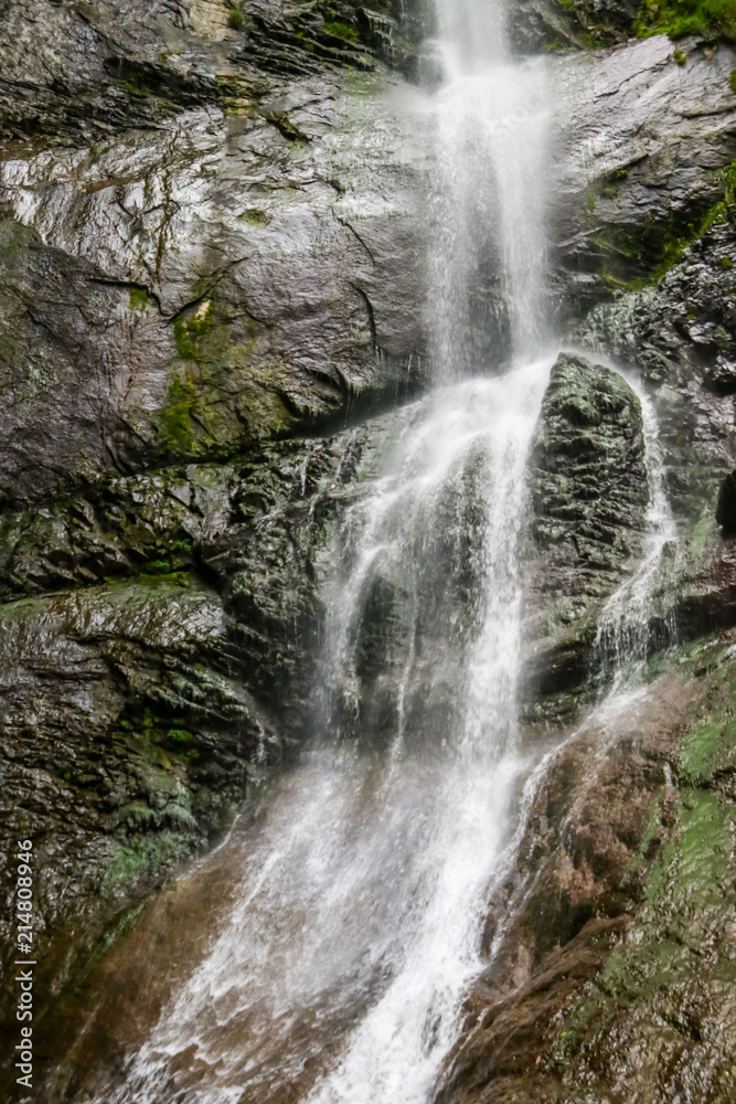 Fototapeta premium Makhuntseti waterfall near Batumi in Adjara region, Georgia