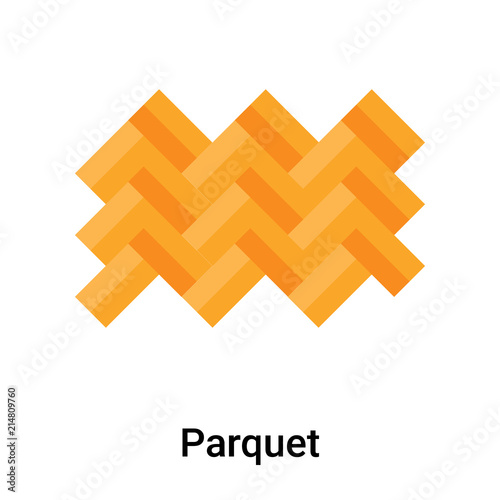 Parquet icon vector sign and symbol isolated on white background, Parquet logo concept