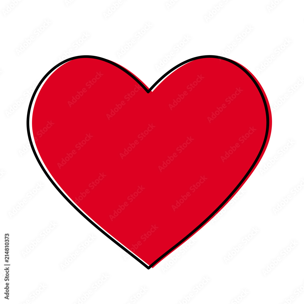 red heart love romatic passion icon. Isolated and flat illustration, stock vector graphic red heart love romatic passion icon. Isolated and flat illustration, stock vector graphic