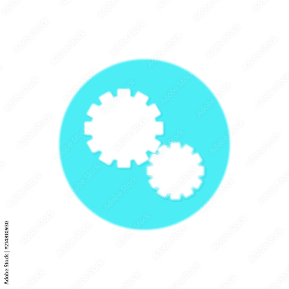 Advanced option | Cogs (gears) icon | symbol Advanced option | Cogs (gears) icon | symbol