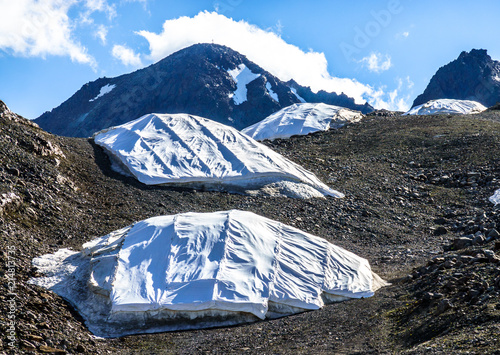 glacier at the kaunertal photo