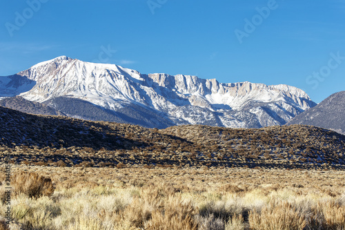 The Eastern Flank of the Sierra Nevada Mountains