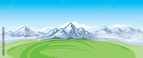 Mountain range