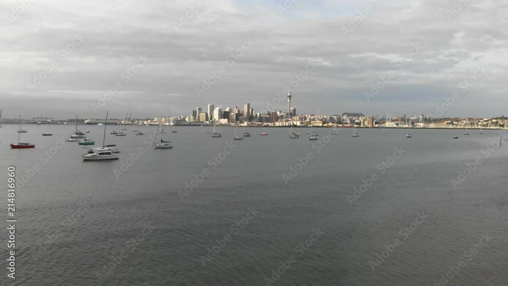 Aerial view of Auckland City in New Zealand taken with a drone Aerial view of Auckland City in New Zealand taken with a drone
