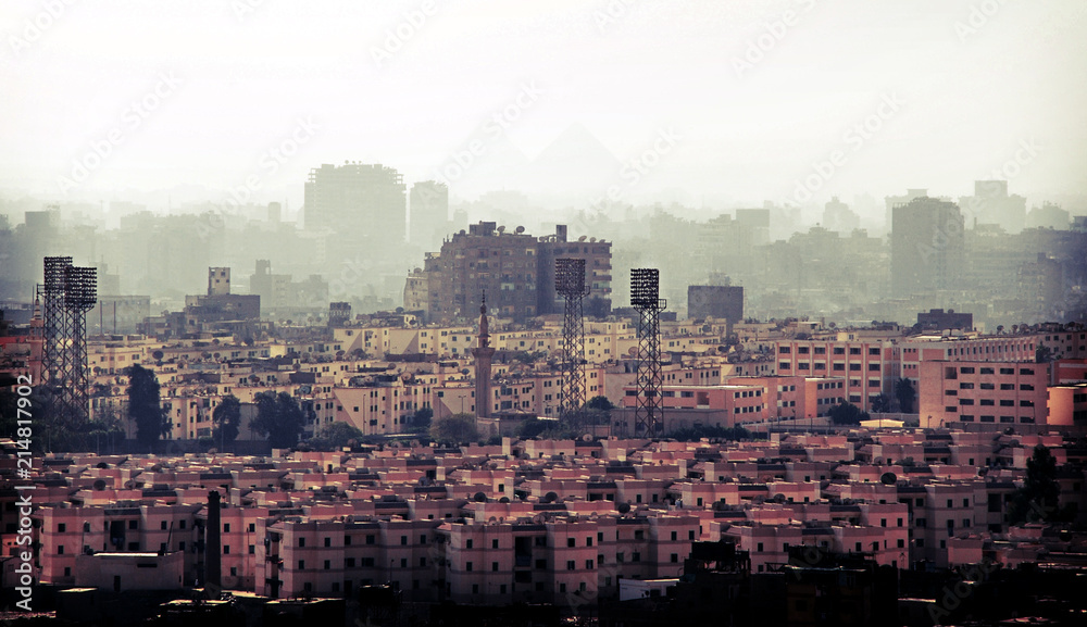 Obraz premium Cairo city scenery view 