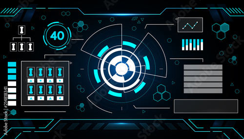 Futuristic interface technology design .