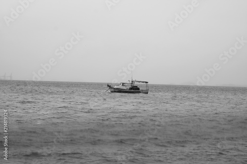 picture of a boat in the sea