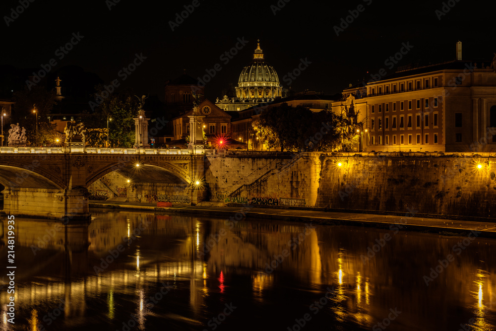 Roma, panorama notturno