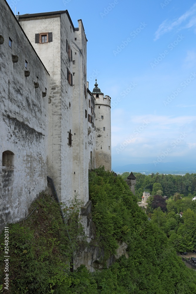 Salzburg Hohensalzburg Fortress outer view