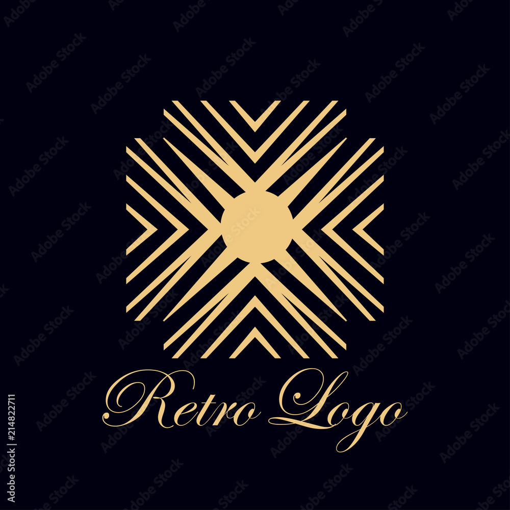Fototapeta premium Art Deco Logo