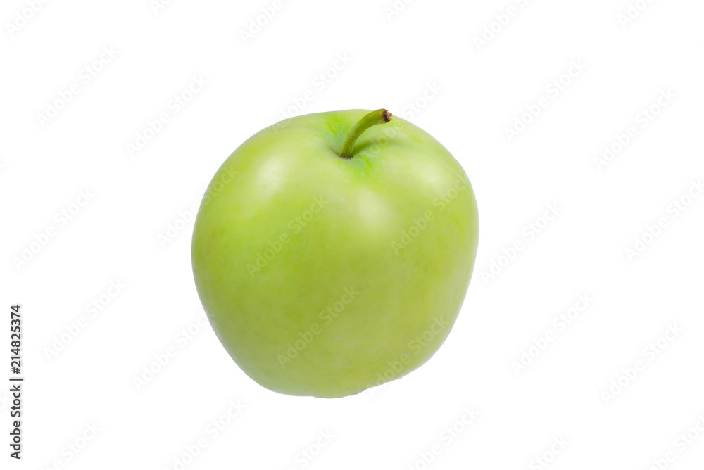 Green apple isplated on white background. Green apple isplated on white background.
