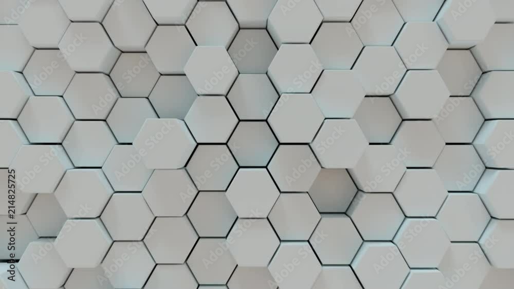 4K Abstract Tech Honeycomb Grid. 3D Animation. Seamless Loop. 4K Abstract Tech Honeycomb Grid. 3D Animation. Seamless Loop.