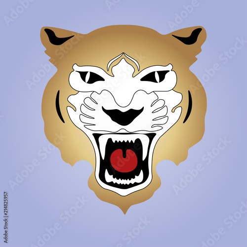 Lion in the vector image, the tsar of the nature!
