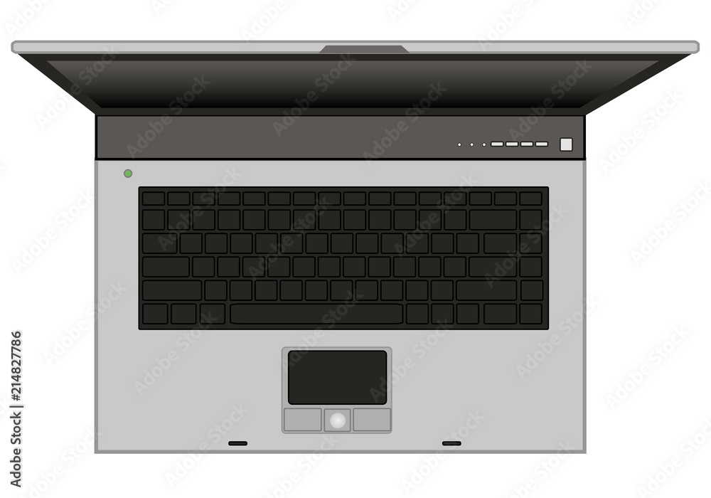 Laptop vector illustration. Isolated on a white background Laptop vector illustration. Isolated on a white background