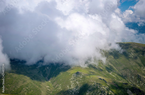 Central Balkan national park in Bulgaria, paty to Botev peak