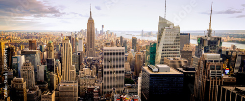 New York at sunset