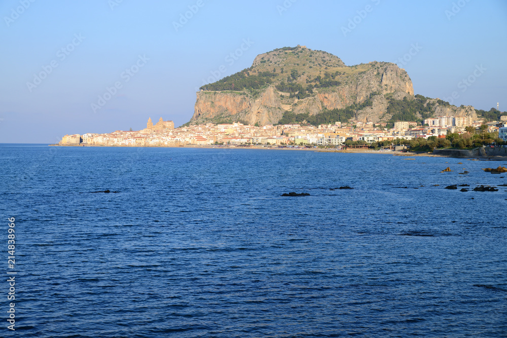 View on Cefalu, Sicily, Italy