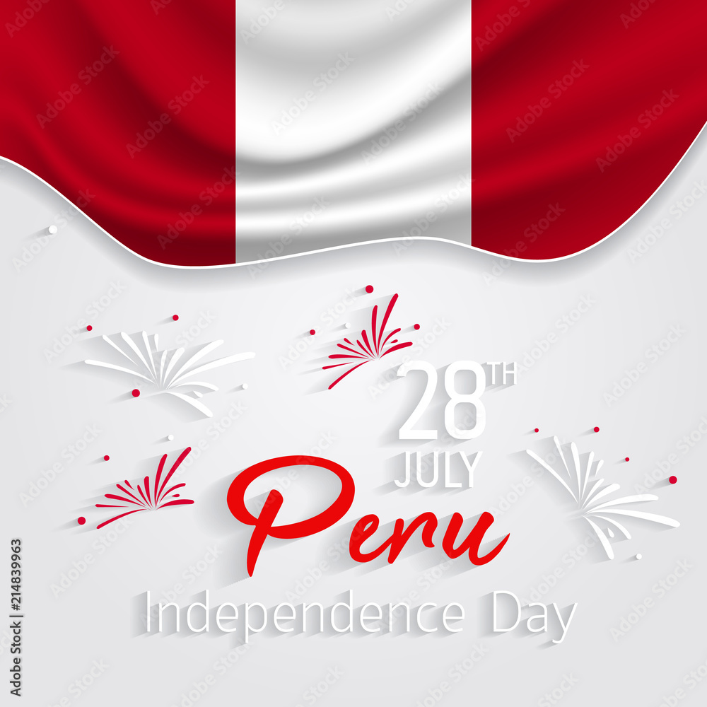 Independence Day of Peru vector. Independence Day of Peru vector.