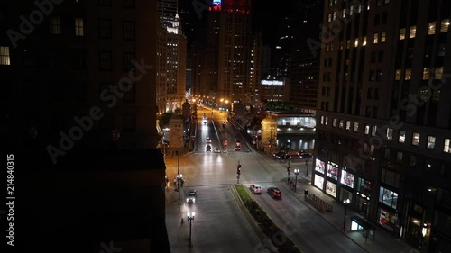 Urban Night time-lapse photo