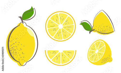 lemon fruit set