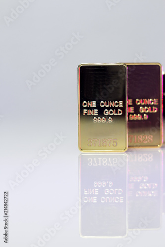 False generic gold lingot photo