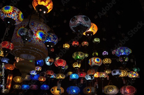 Colourful lamps