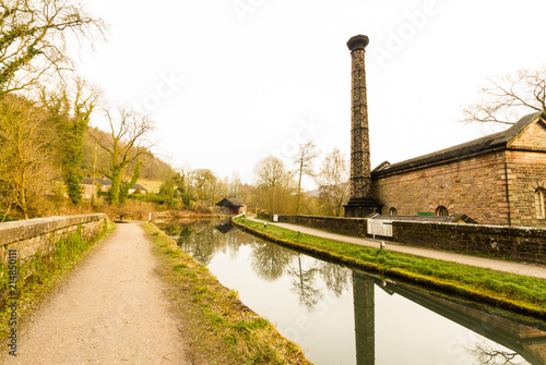 Leawood Pumphouse and the Cromford Canal.