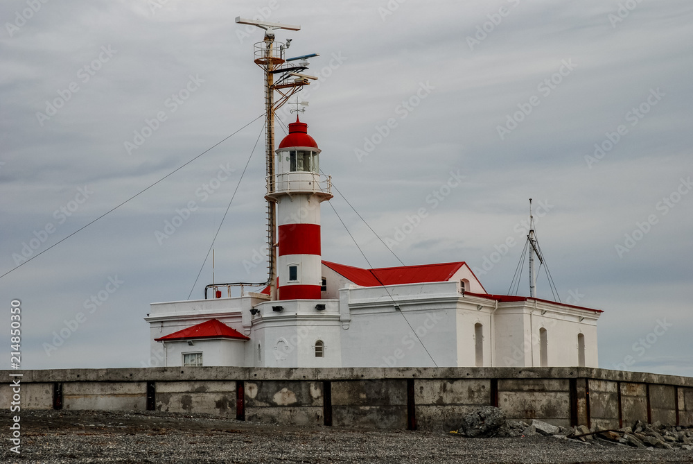 Lighthouse on the Strait of Magellan