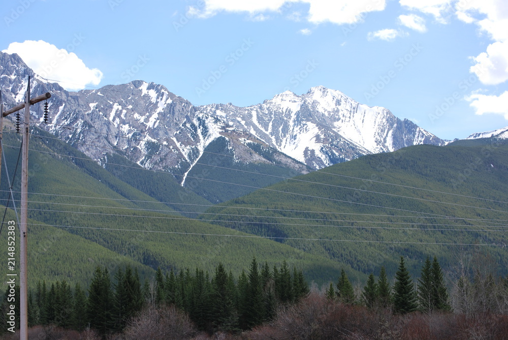 Canadian Rockies and foothills