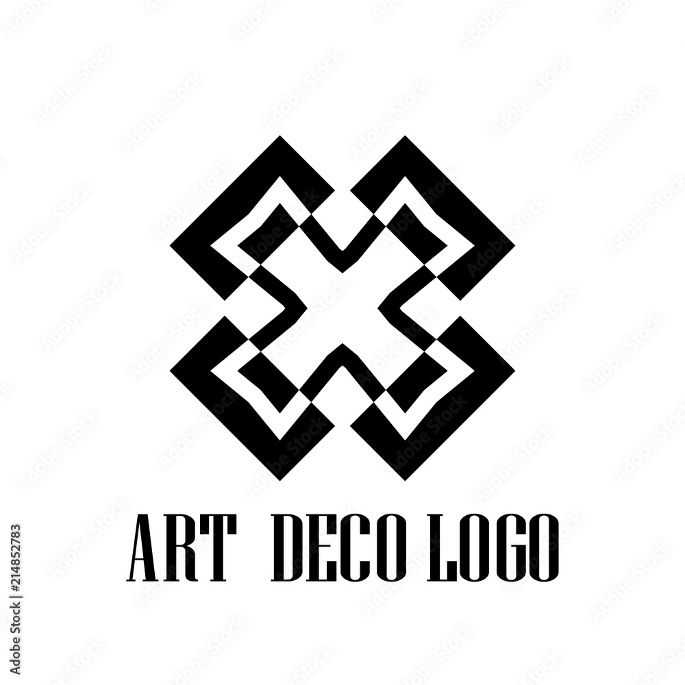 Obraz premium Art Deco Logo