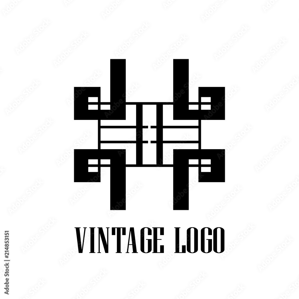 Obraz premium Art Deco Logo