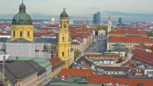 Baroque Theatine Church of St. Cajetan or Theatinerkirche, Munich city, Bavaria photo