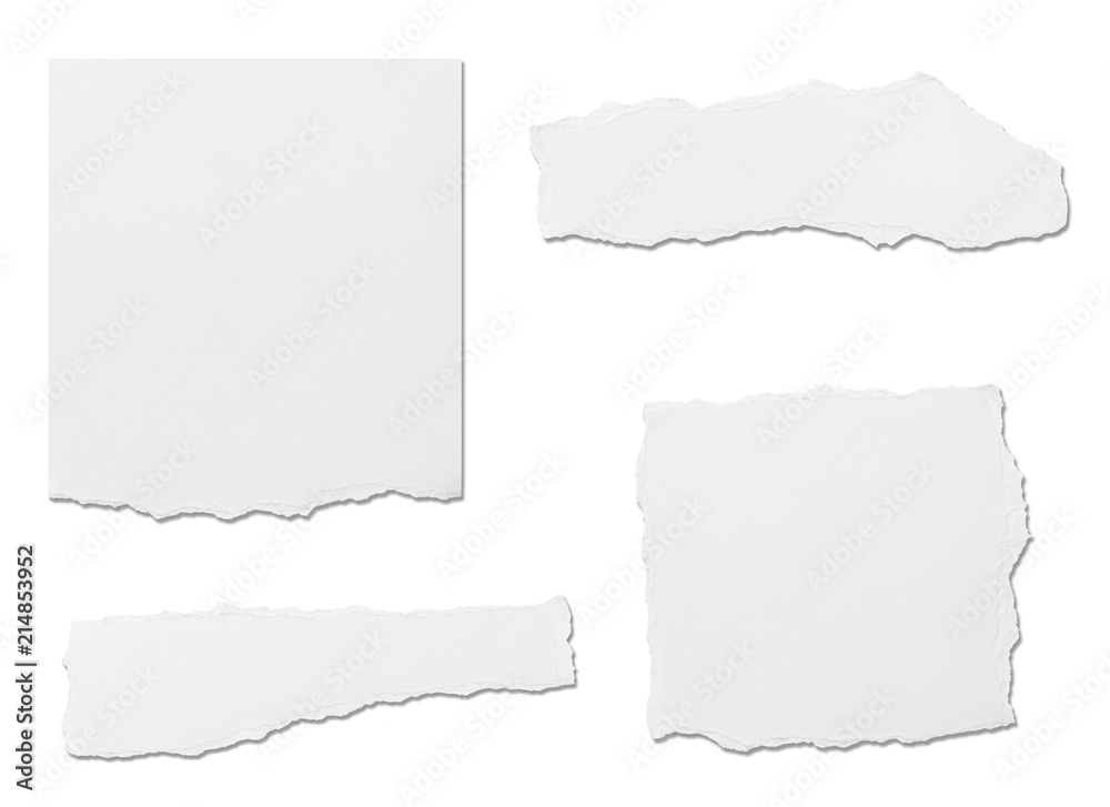 white paper ripped message torn white paper ripped message torn