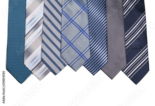 Closeup of Neckties