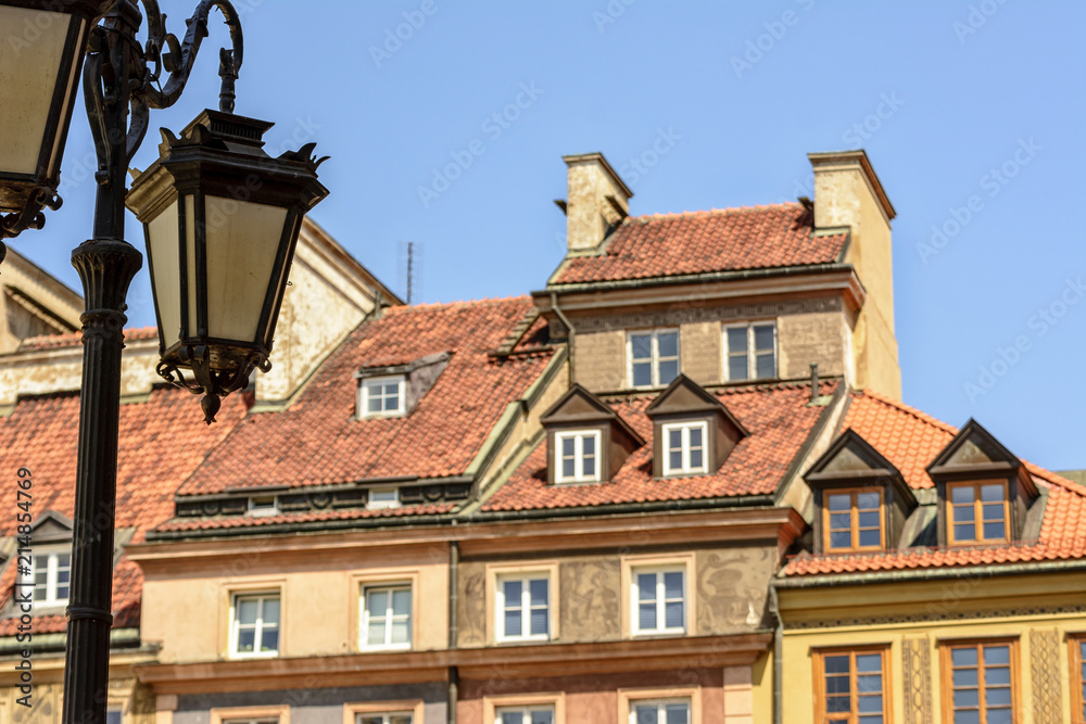 Fototapeta premium Details View of Warsaw - Poland