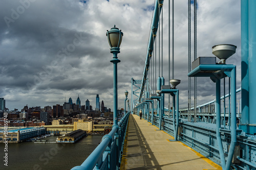 walk across the bridge