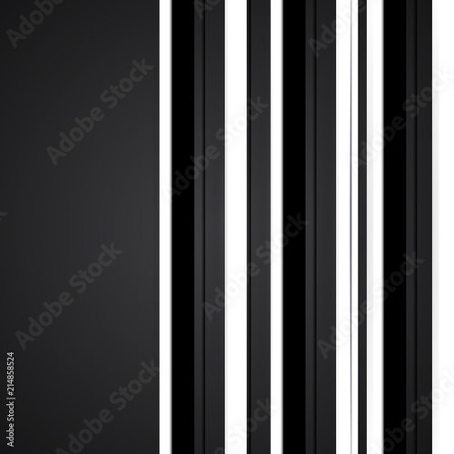 Hi-tech abstract corporate background. Black and white colors. Design template