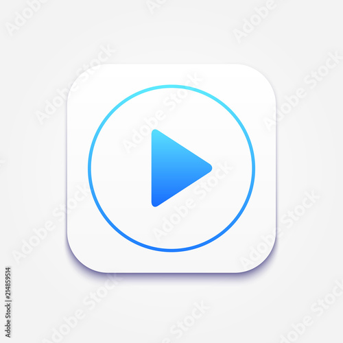 Free Download Play button web icon - GFXLoad