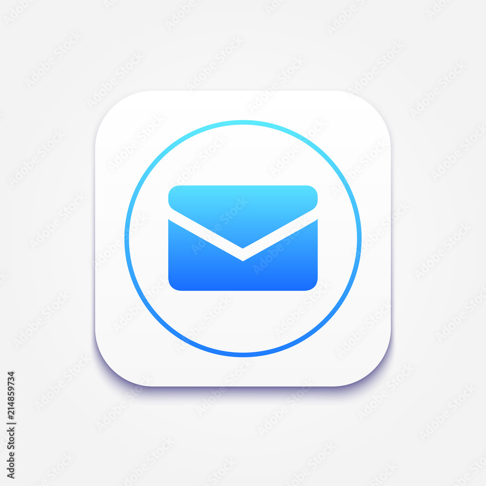 Envelope Mail icon, illustration Envelope Mail icon, illustration